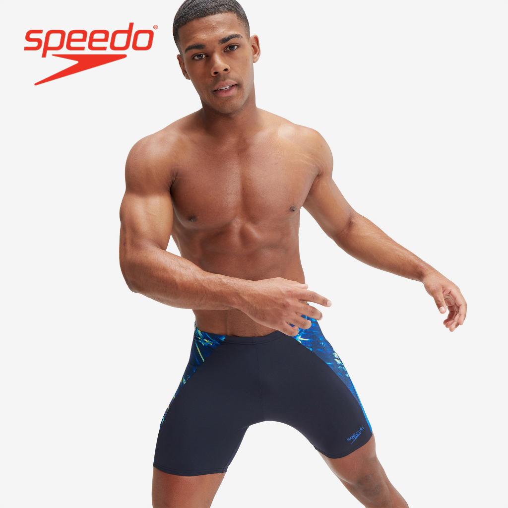 Speedo Men's Swimwear Mens ECO Endurance + Splice Mid Jammer Navy Blue 800299915732