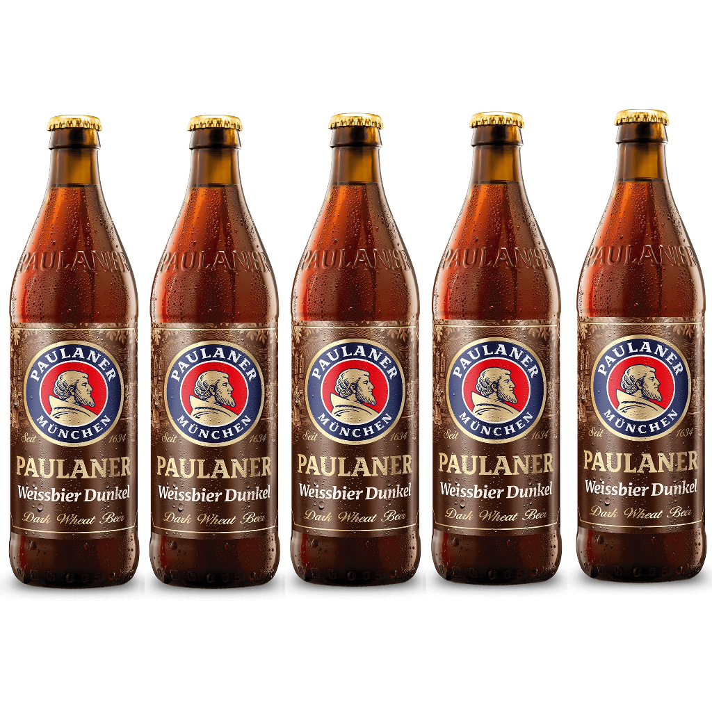 Paulaner Weissbier Dunkel 5 Pack Deal 5.3 abv Munich, Germany (05 x 500ml Bottle