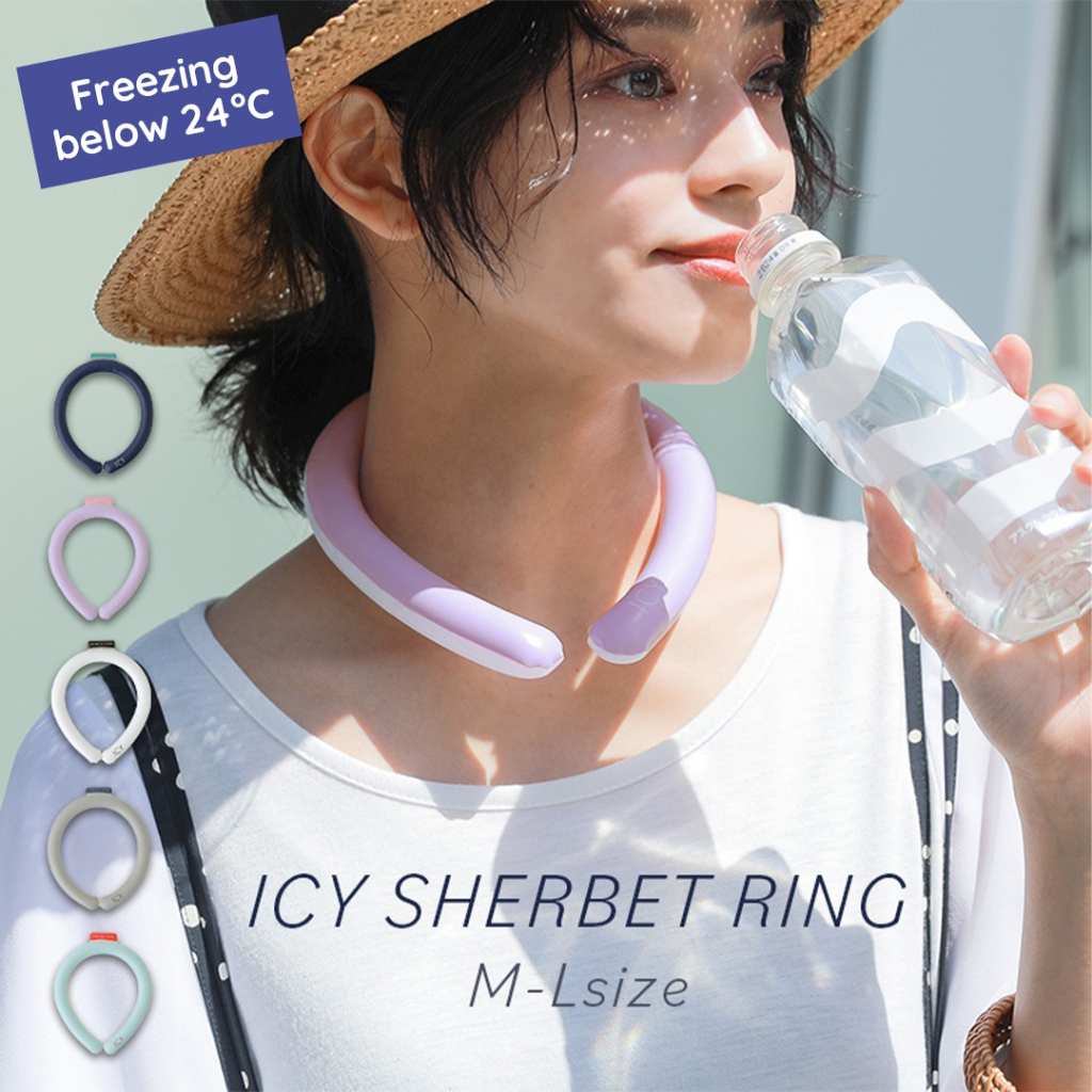 Japan Cooling Goods Cool lightweight sherbet ring neck Wrap around 