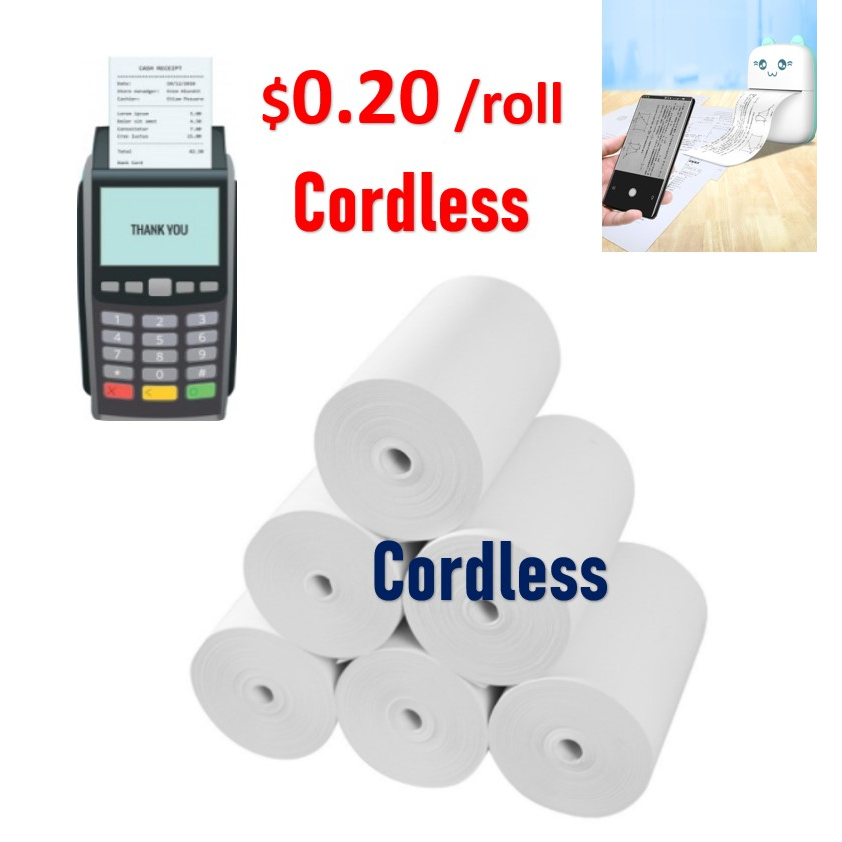 {SG} Thermal paper roll for NETS Machine receipt Mini Bluetooth Printer