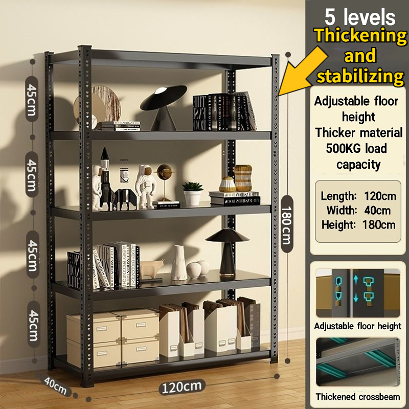 Adjustable Heavy Duty Shelf Storage Rack Organizer Boltless Metal Rack