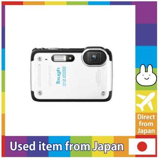 [Used in Japan] OLYMPUS Digital Camera STYLUS TG-625 White 12 million  pixels Back-illuminated CMOS Waterproof 5m Drop shock resistant 1.5m Low