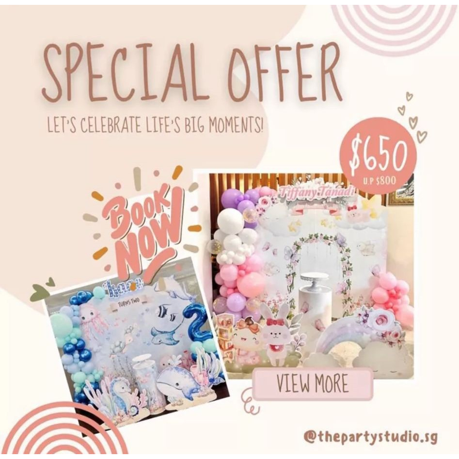 Customised foam board arch board backdrop with arch balloons Shopee Singapore