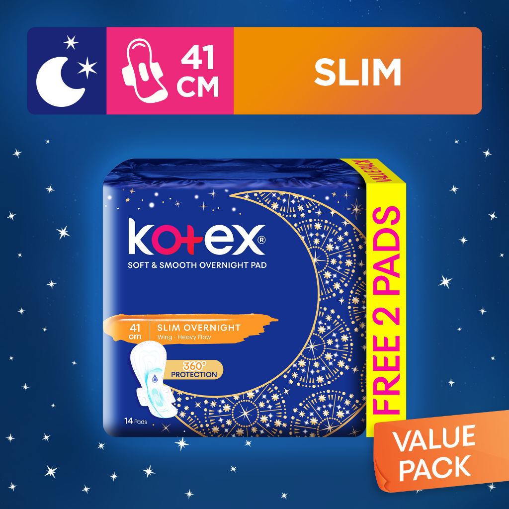 [Single Pack] Kotex Soft & Smooth Slim Sanitary Pad (Heavy Flow