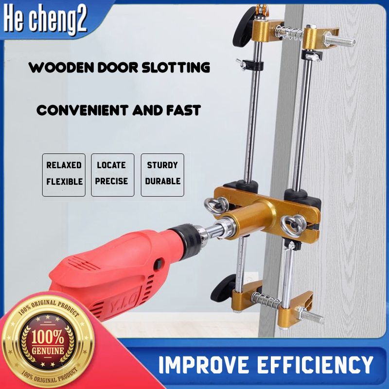 【SG STOCK】Door Lock Hole Opener Kit, Lock Mortiser for Wooden Doors