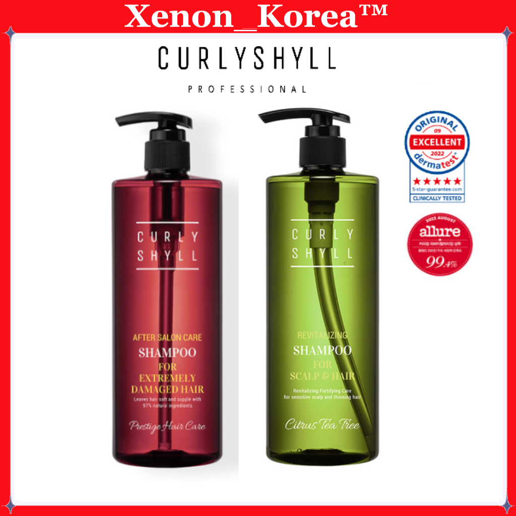 [CURLY SHYLL] After Salon Care Shampoo & Revitalizing Shampoo 500g/ For ...