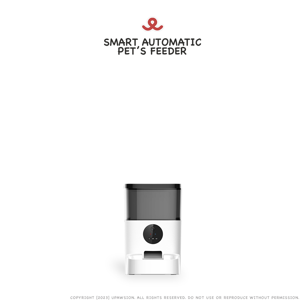 UPawsion Dog & Cat Automatic Feeders WiFi Control Pet Food Dispenser