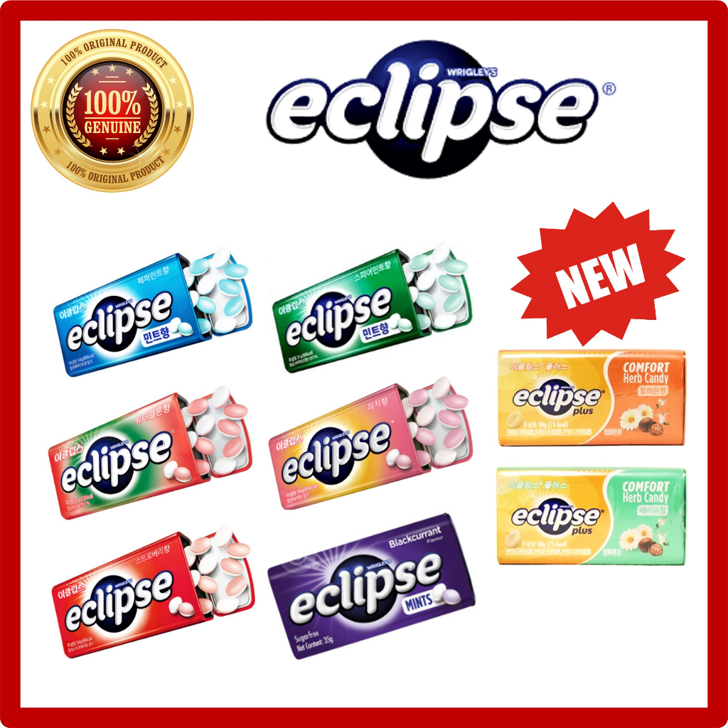 [Korea MARS] Eclipse Sugar Free Candy / Mint Spearmint Peach