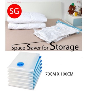 20pcs 50*70cm Quilt & Blanket Storage Bag With Vacuum Compression For  Clothes, Bedding, Travel Luggage, 20pcs