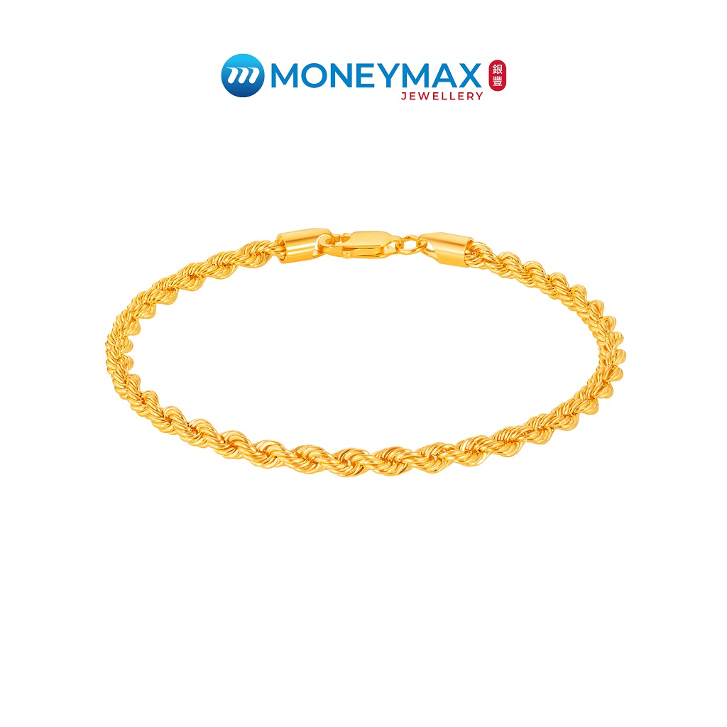 916 Gold 22K Rope Bracelet | MoneyMax Jewellery | NB0004.3