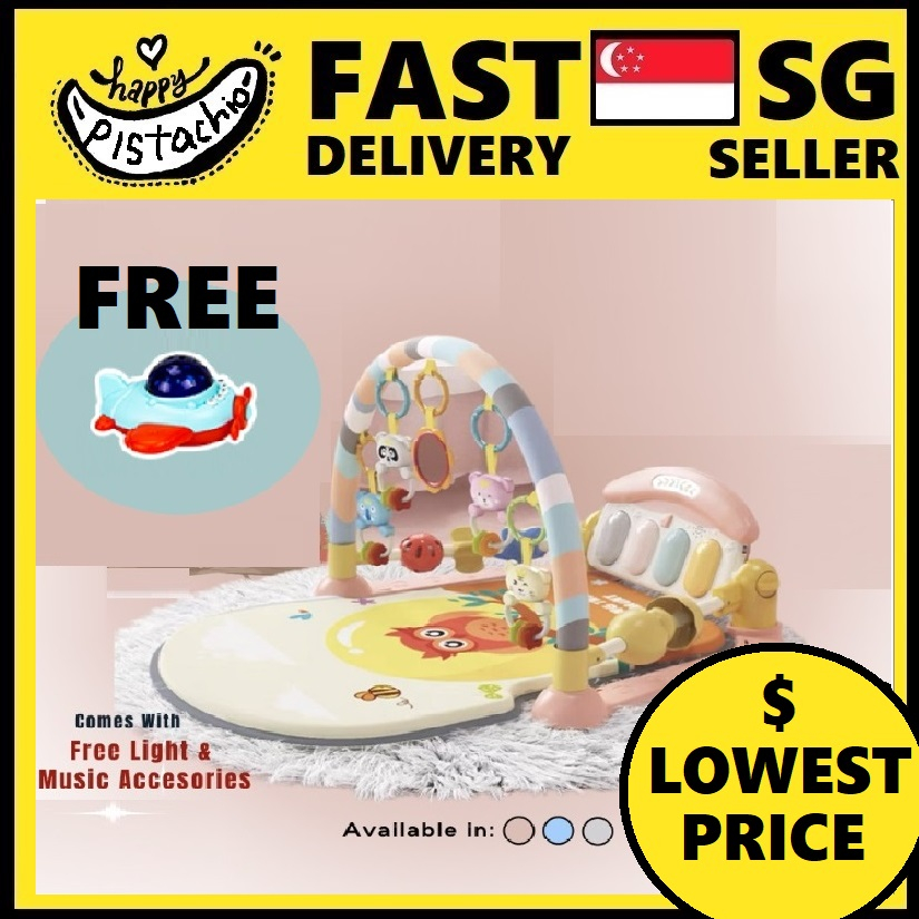 Baby Playmat Gym Crawling Mat Play Mat Foldable Activity Mat (Piano) Shopee Singapore