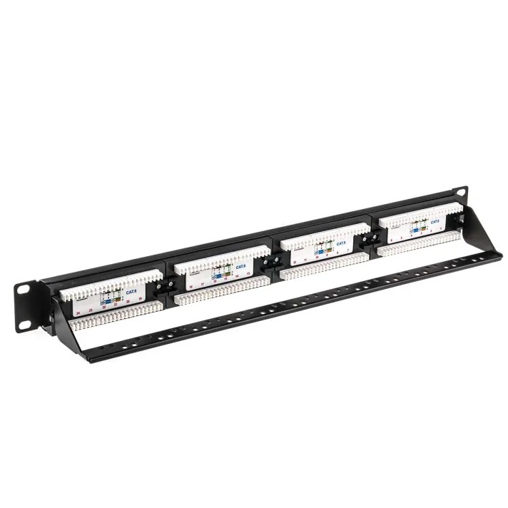 SG STOCK CAT 6 PORT 24 RJ45 PATCH PANEL for server rack network cabinet ...