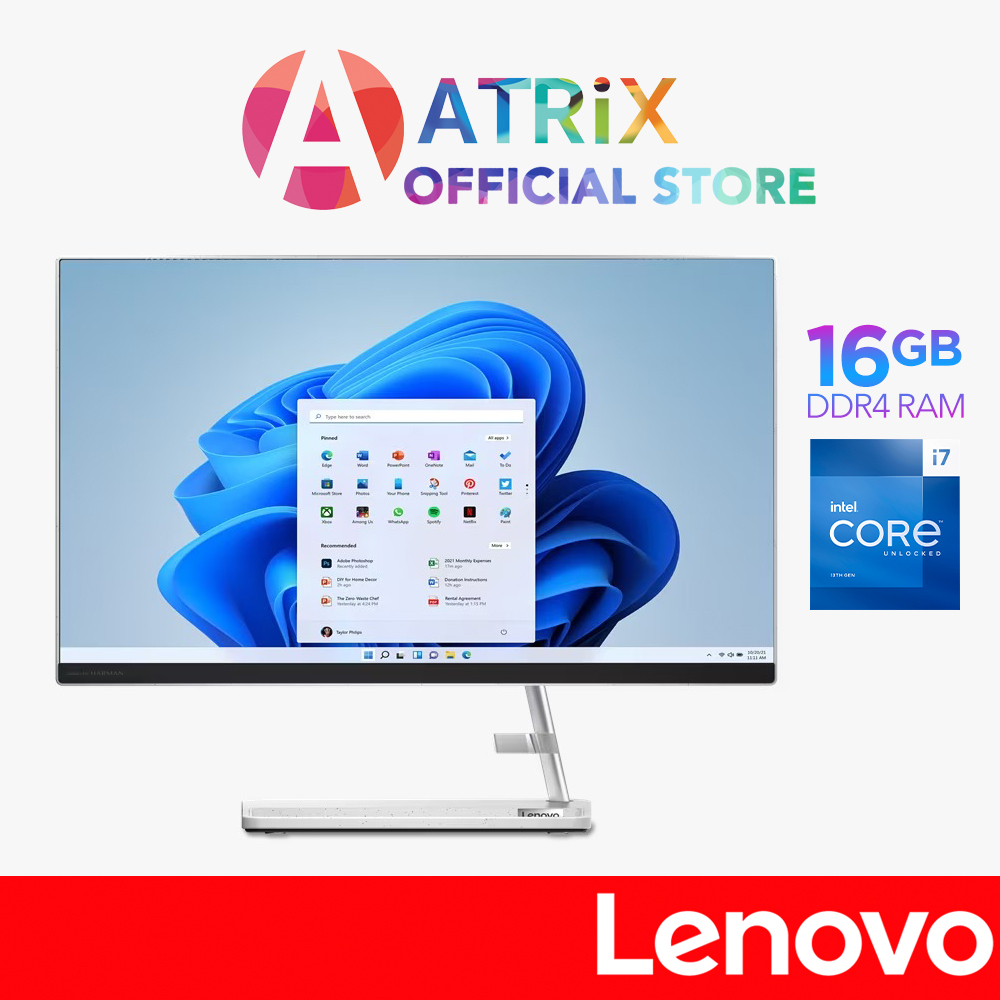 【Express Delivery】Lenovo IdeaCentre AIO 3 24IAP7 | F0GH00R3ST | 23.8" FHD Touch | i7-13620H | 16GB/1TB SSD | Win11 | 3Y
