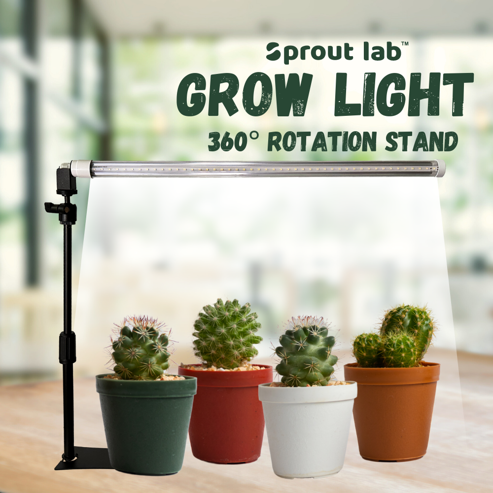 Sprout lab | T8 LED Grow Light with 360 degree rotation stand | For ...