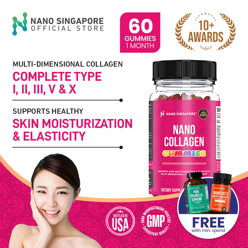 Collagen 200mg (60s) Collagen Jelly w/ Vitamin C E + Biotin + Zinc + Collagen Peptide, Skin Moisture - Collagen Gummies