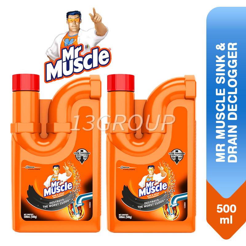 Mr Muscle Sink & Drain Declogger, 500ml [Min] Shopee Singapore