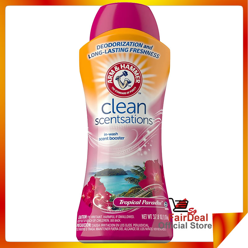Arm & hammer InWash Scent Booster, Tropical Paradise 1.07kg Shopee