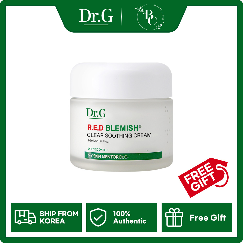 ⚠️SALE⚠️ [Dr.G] Red Blemish Clear Soothing Cream 70ml | Powerful ...