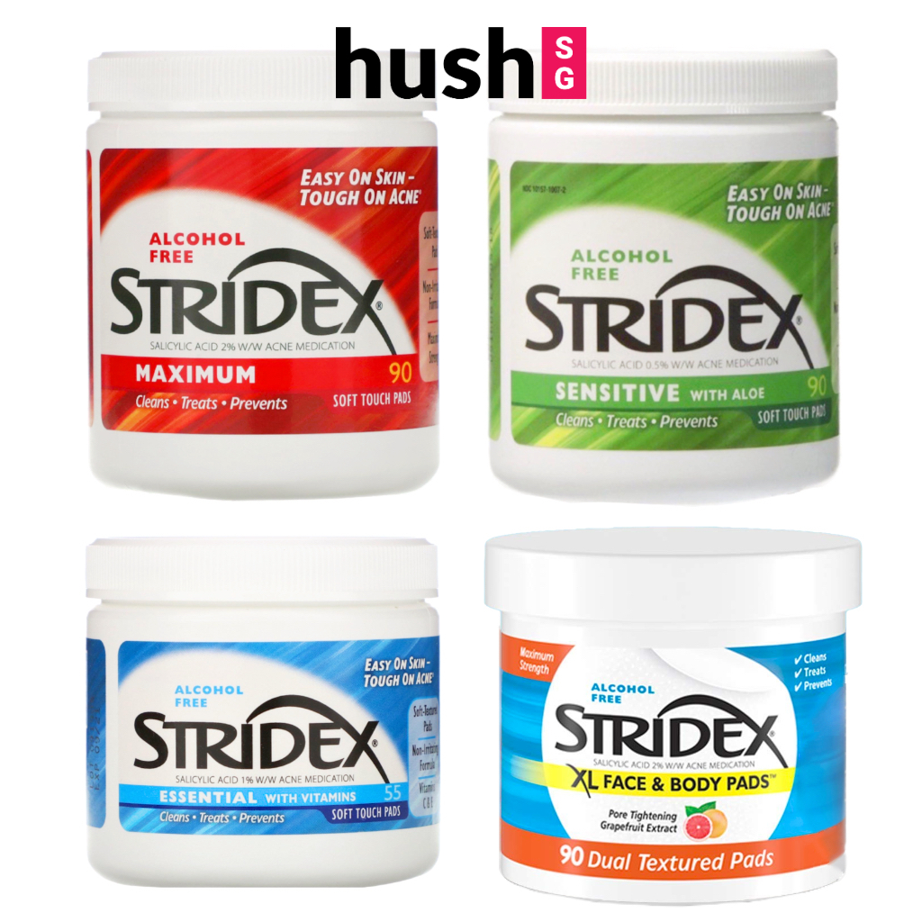 STRIDEX Soft Touch Pads [Maximum/Sensitive/Essential/XL] AlcoholFree