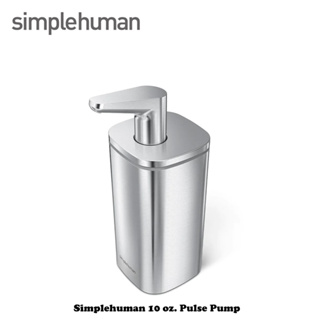 simplehuman 10oz Rechargeable Stainless Steel Sensor Pump Automatic Foam  Soap Dispenser with Refillable Cartridge Brushed Silver