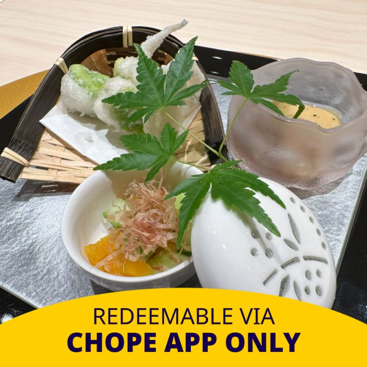 Ikkoten 1 for 1 8 Course Omakase Japanese Cuisine at Raffles Place Shopee Singapore