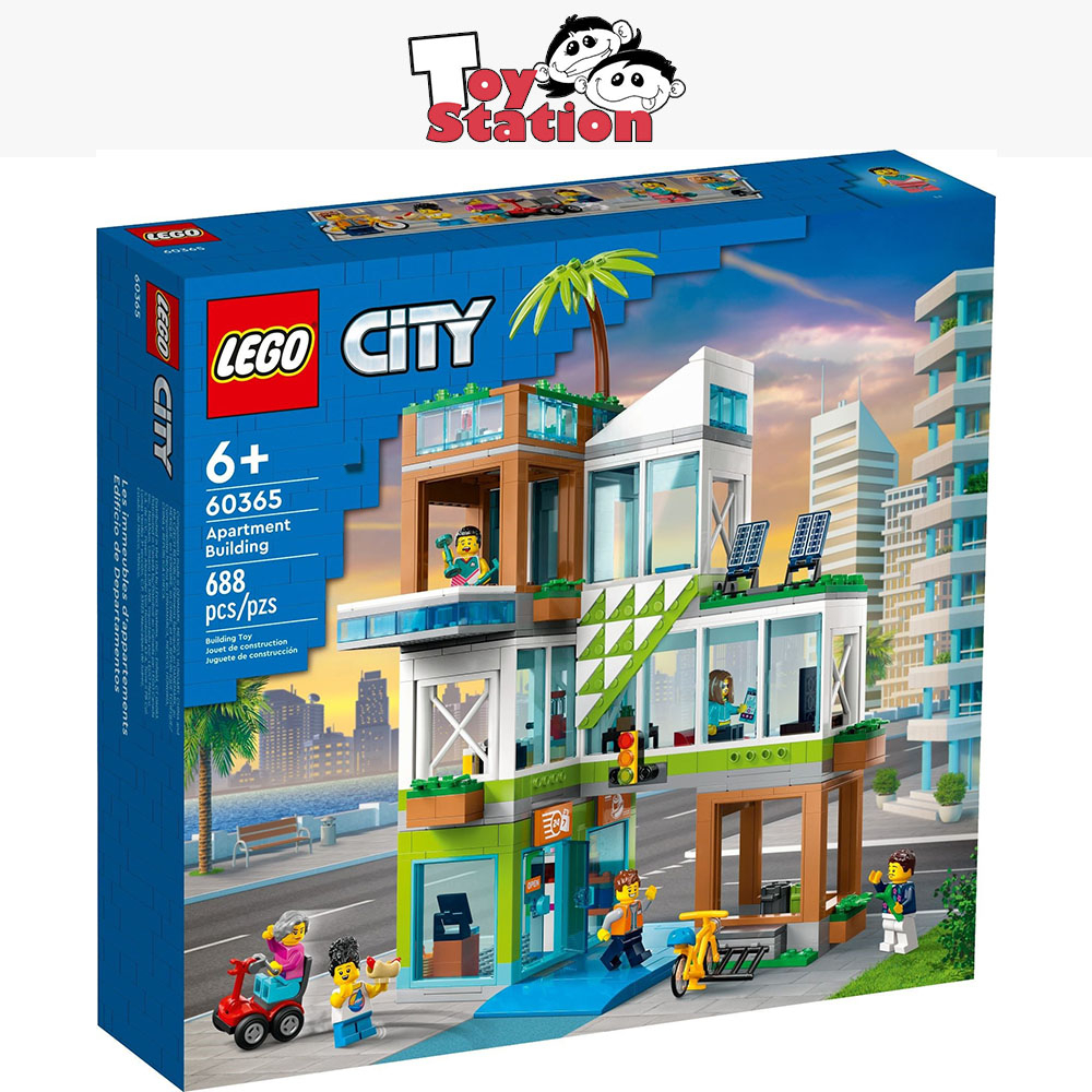 LEGO My City 60365 Apartment Building Shopee Singapore