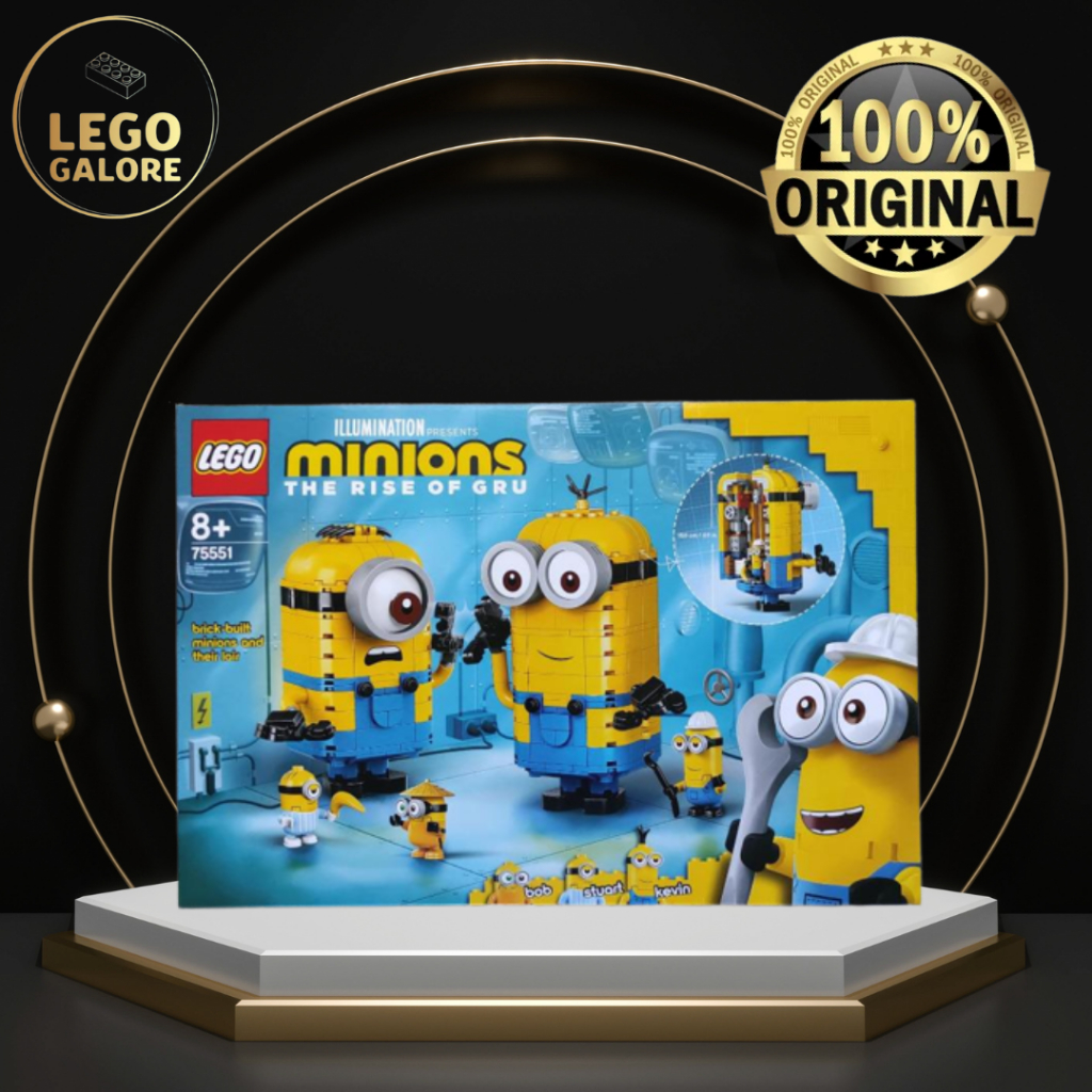 [Lego Galore] LEGO Minions 75551 Brick-built Minion And their Lair ...