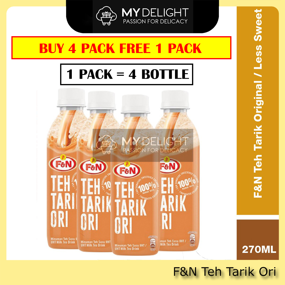 (4 X 270ml) F&N Teh Tarik Milk Tea Original MYDelight SG Ready Stock