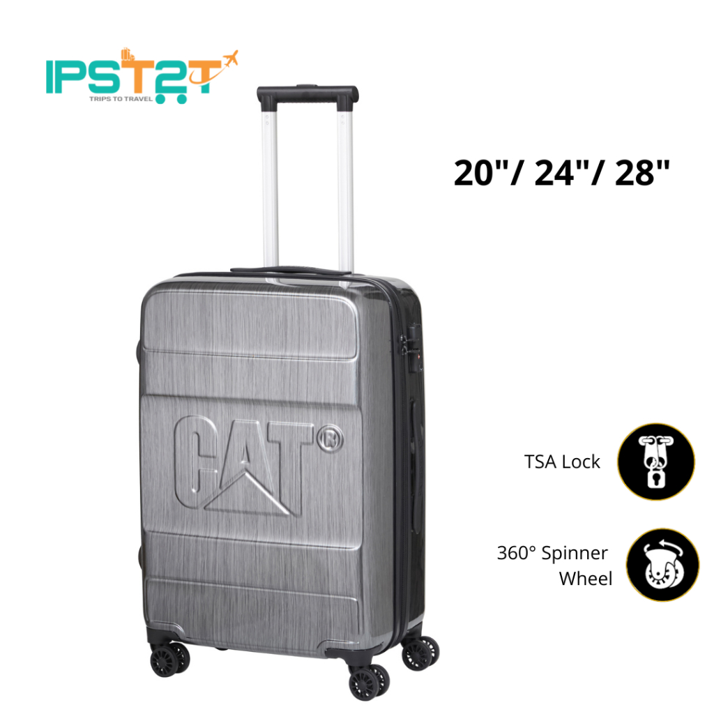 Caterpillar CATD 2.0 ABS Hard Case Trolley Luggage S / M / L Shopee