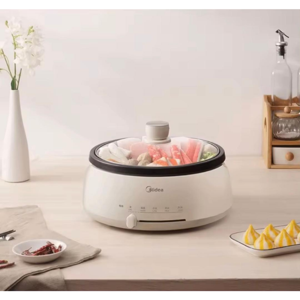 4L Multi Function Hotpot Steamboat Electric Cooker Non Stick