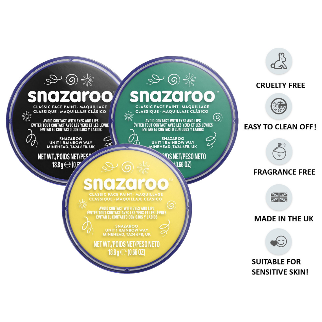 Snazaroo Classic Face Paint 18ml Assorted (36 colours) Shopee Singapore