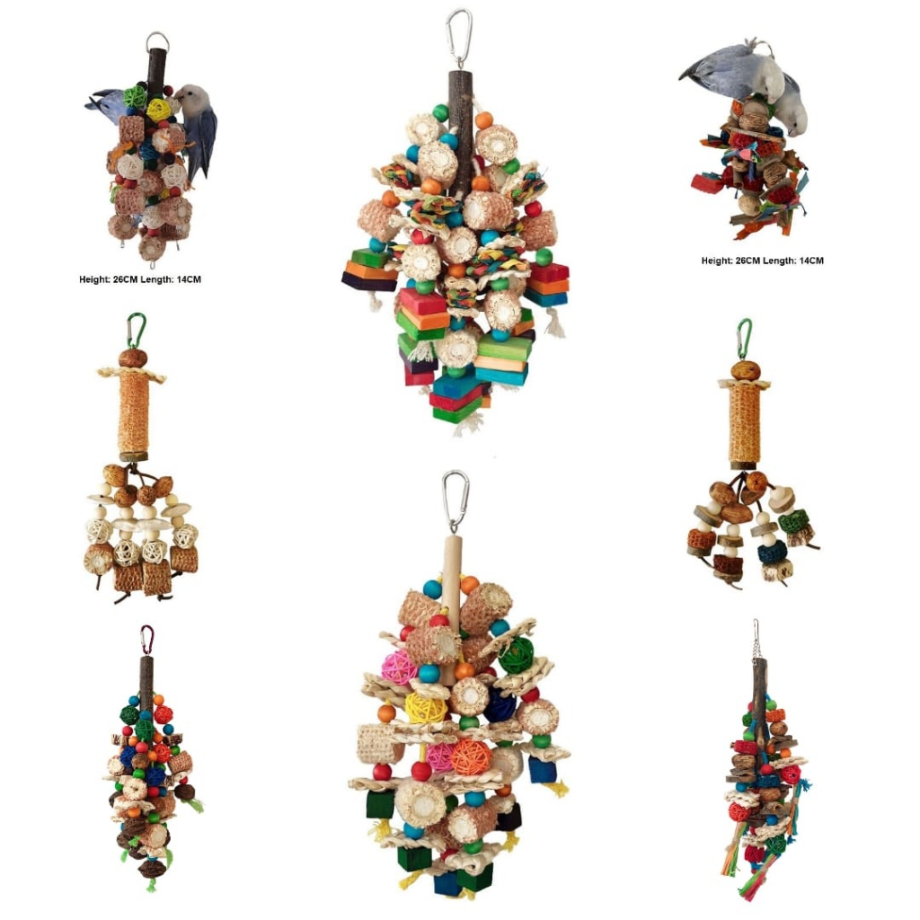 Parrot Toy Bird Climbing Biting Toy Bird Cage Accessories Bird