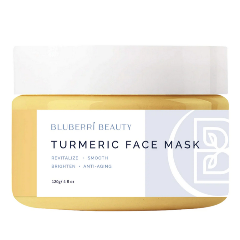 BluBerri Beauty Turmeric Face Mask Pack Rosacea Acne Eczema Soothing