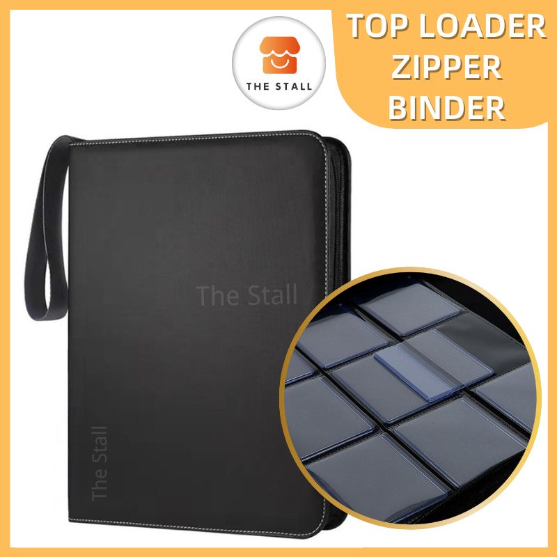 Toploader Zipper Binder  Trading Card Album for Pokemon/TCG, Side-Load,  PVC-Free | Shopee Singapore