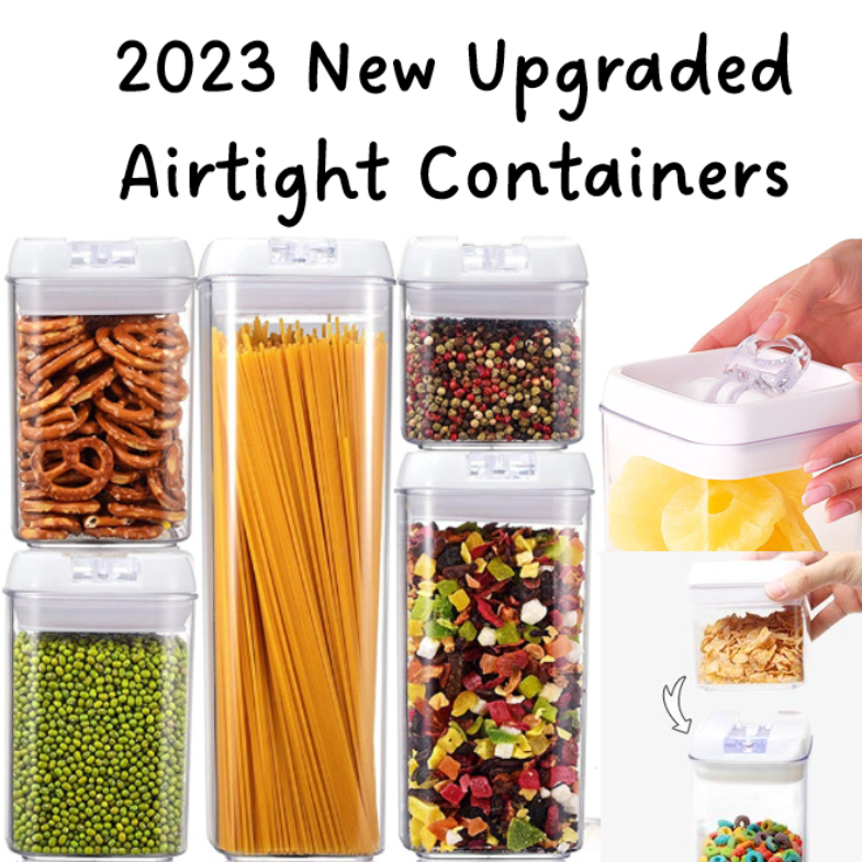 Sg Seller 2023 New Upgraded Airtight Plastic Container Food Storage Container Spice