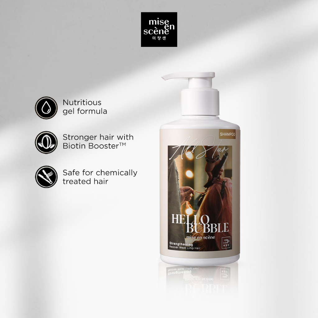 mise en scene Hello Bubble All Star Strengthening Colour Care Shampoo