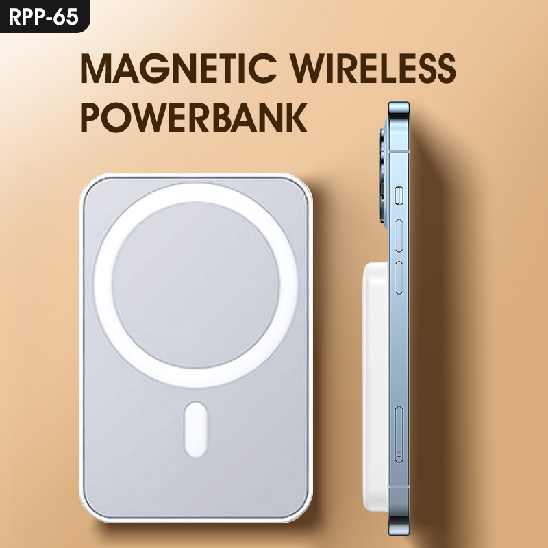 HXR Remax Magnetic Wireless 10K Power bank Fast Charging 20w PowerBank ...