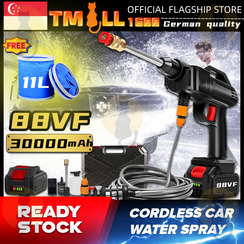 [ SG Ready Stock]30000mah Pressure Washer Cordless Car Washer Power ...