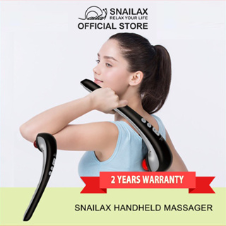 Cordless Handheld Back Massager - Rechargeable Percussion Massage with Heat  - 482