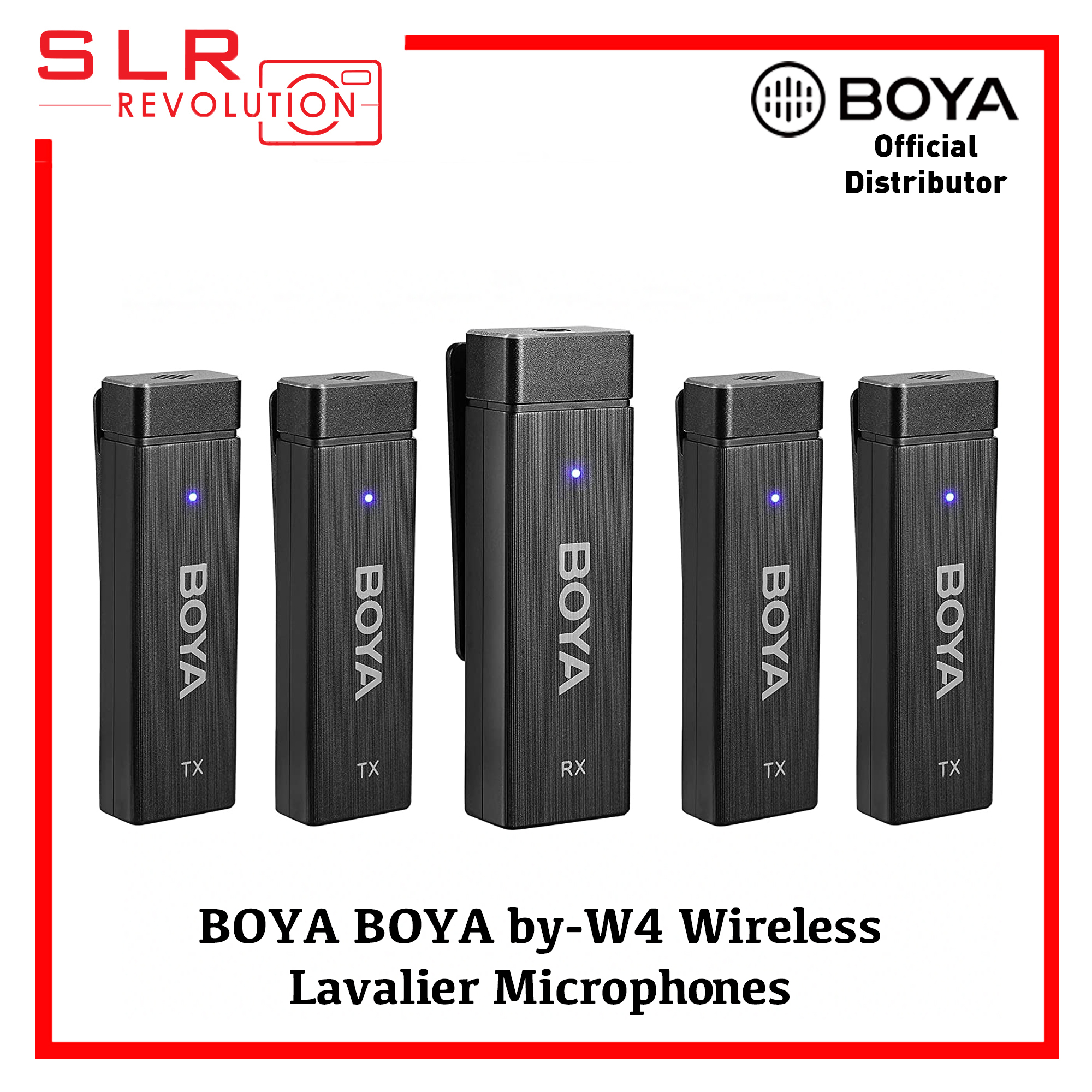 BOYA BY W4 4 Channel Wireless Lavalier Microphones Shopee Singapore