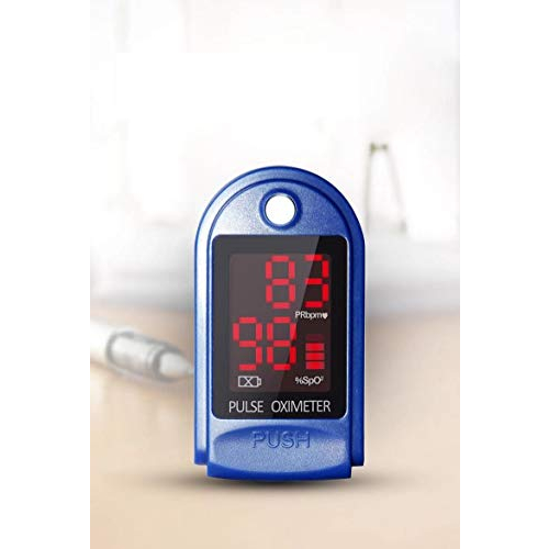 Finger Oximeter Pulse Oximeter Finger Oxygen Monitor (blue) 