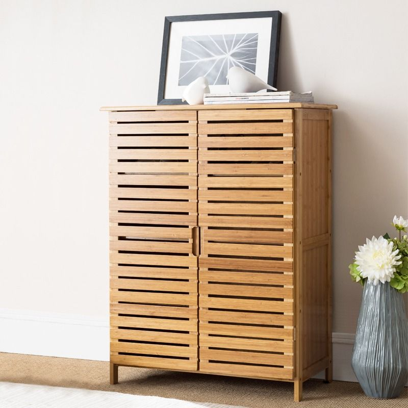 HERMON Japanese Solid Wood Shoe Cabinet | Shopee Singapore