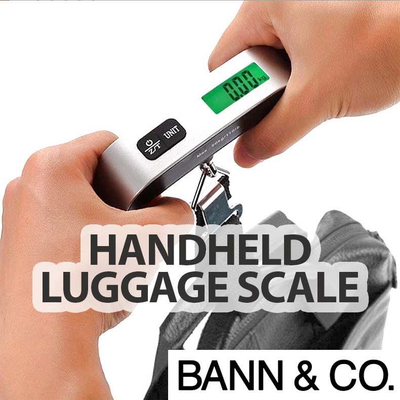 Handheld Luggage Weighing Scale (50KG, 0.01KG Precision) Shopee Singapore