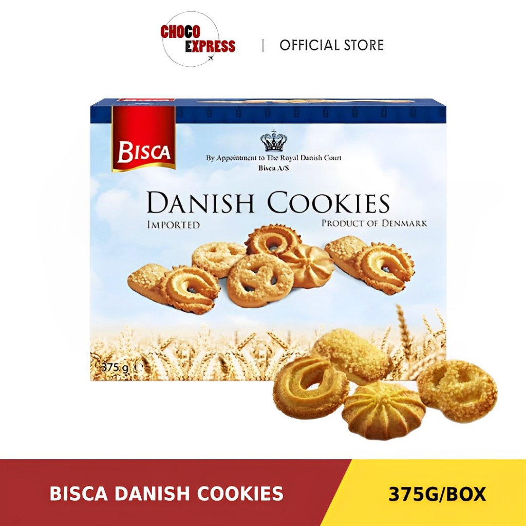 Bisca Danish Cookies Butter Cookies 375g/ Product of Denmark Shopee