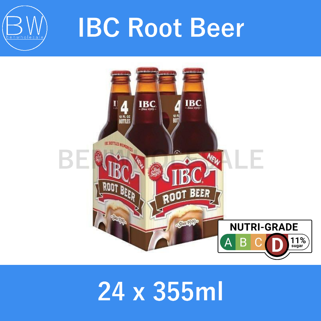 IBC Root Beer Bottle (24 x 355ml) Nov 24 Expiry Shopee Singapore