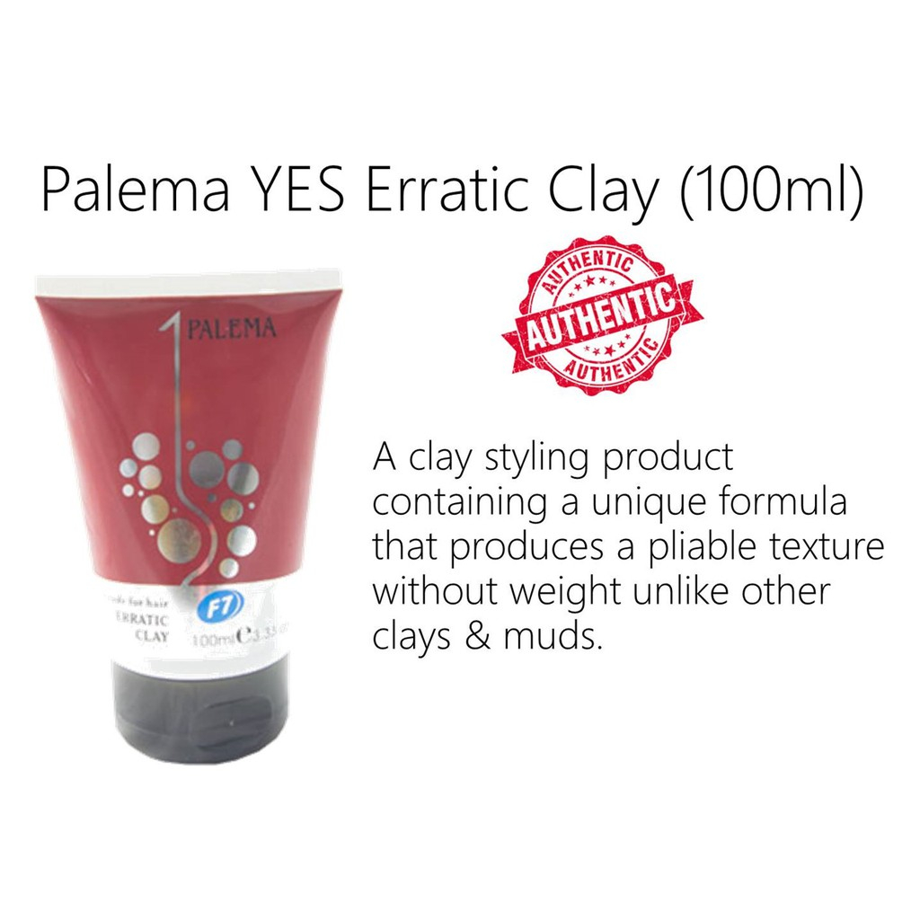 Palema Erratic Hair Molding Clay (Yes) 100ml ( Fast Shipping) Shopee