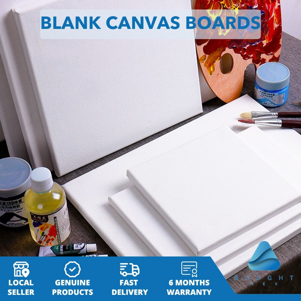 White Blank Art Boards Mini Stretched Artist Canvas Art Board