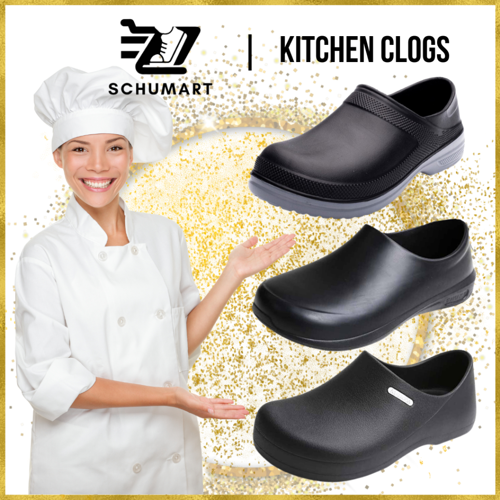 [BY SCHUMART] EU36EU49 Chef Work Shoes/ Kitchen Clogs /Kitchen Shoes