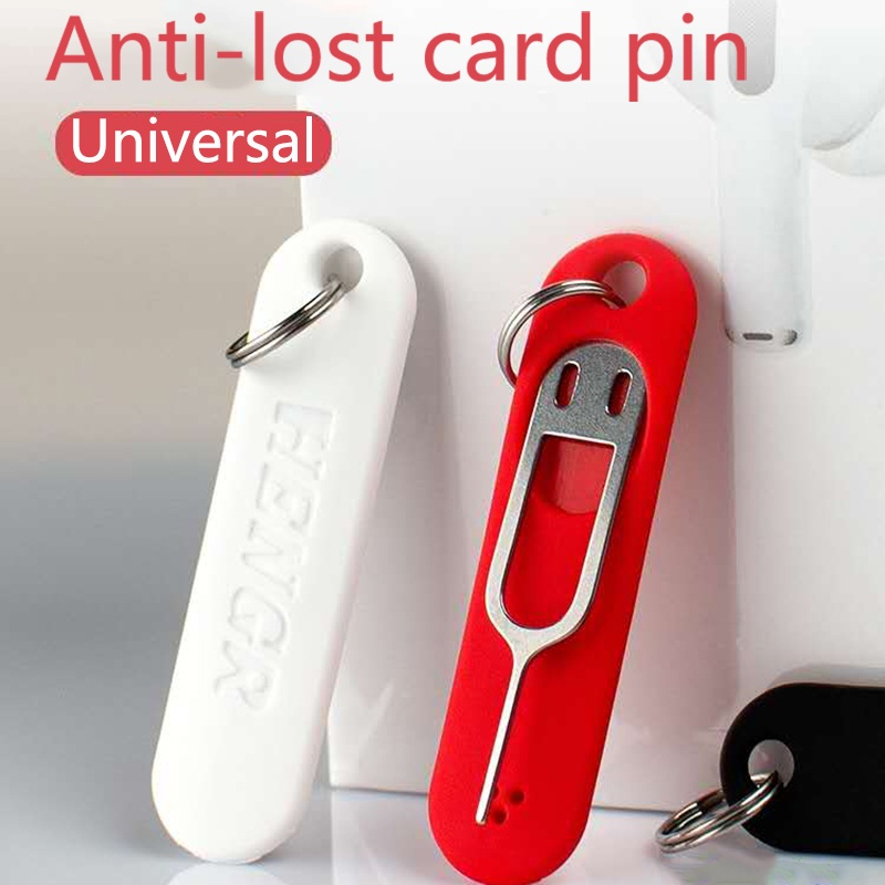Sim Card Pin Key Tag Keychain Micro-Simcard Removal Anti-Lost Mobile ...