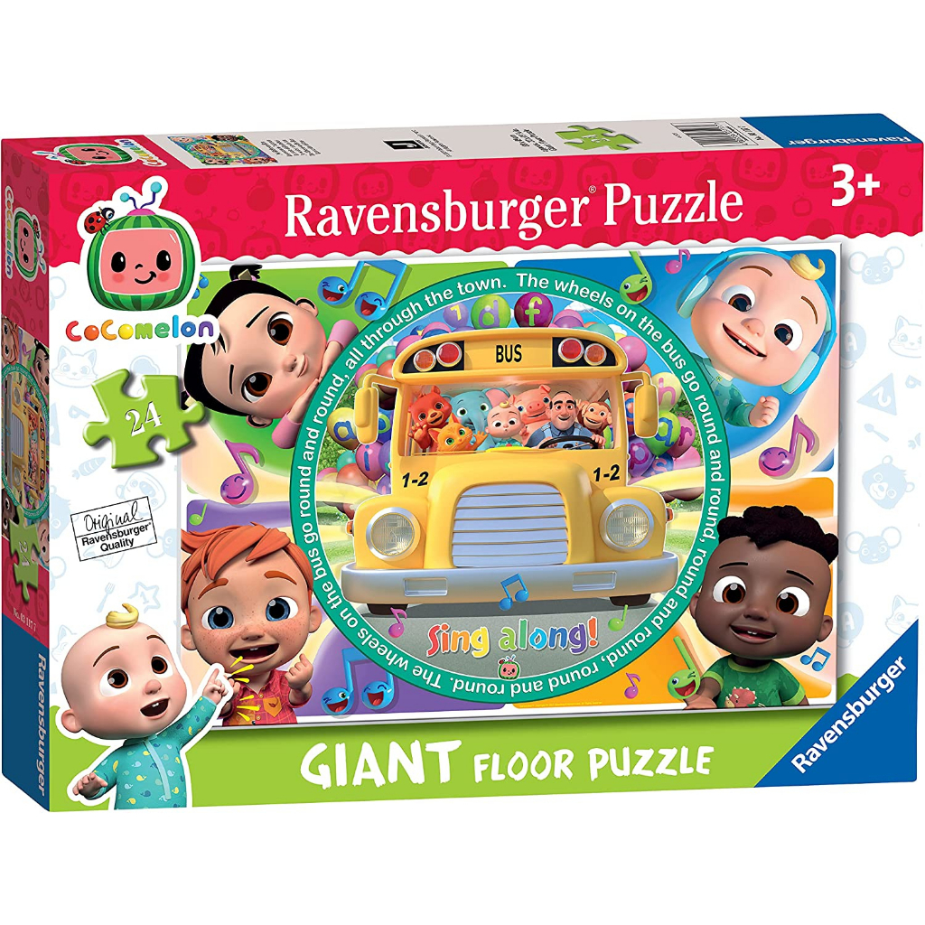 (READY STOCK) Ravensburger Cocomelon 24 Piece Giant Floor Jigsaw ...